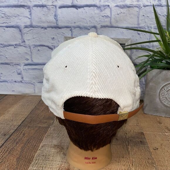 Vintage Corduroy Oklahoma Sooners SnapBack Hat white. - Picture 3 of 11